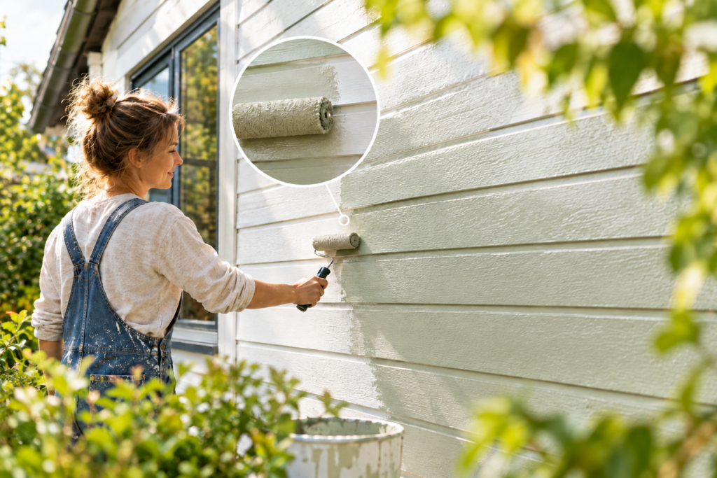 Biobased biodegradable paint with pha